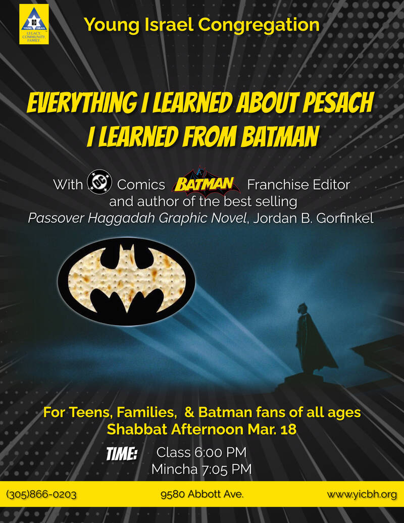 Banner Image for Everything I Learned about Pesach, I learned from Batman